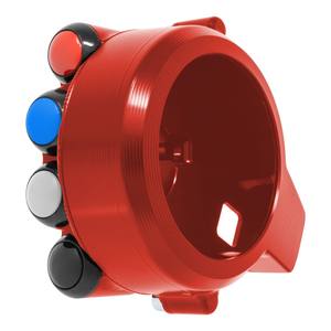 Cubierta de control del acelerador con interruptor integrado en el manillar para BMW S 1000 RR (Rojo) - Product Image 4