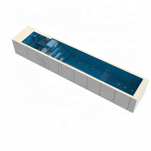 Piscina Deportiva y Spa Grande con Zona de Inmersión Preparada para Bomba de Calor, Masaje de Burbujas de Aire y Área de Entrenamiento Contracorriente - Product Image 2