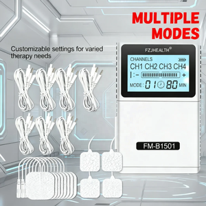 Electroestimulador Digital de 4 Canales para Alivio del Dolor por Neuropatía, Estimulación Muscular, Masajeador Corporal <span class=keywords><strong>TENS</strong></span> para Alivio del Dolor de Pies/Rodillas - Product Image 4