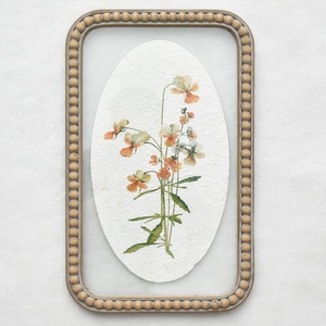 Marco de cuentas de <span class=keywords><strong>madera</strong></span> pintura decorativa arte de pared impresión, flor minimalista botánico francés <span class=keywords><strong>Vintage</strong></span> dormitorio pintura decorativa - Product Image 3