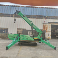Grue araignée de toiture 1t 2t 3t 5t 8t 10t 12t, grue mobile pour installateurs CVC, équipement de réparation de tours cellulaires