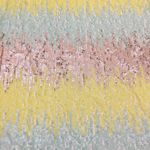 제조업체 직접 판매 패션 여성 의류 스팽글 원단 무대 원피스 대 한 유행 스타일 원피스 그라디언트 원단 - Product Image 3