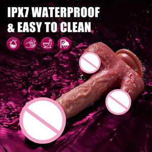 Dildo Realistis 8.7 Inci dengan Getaran dan Stimulasi Anal, Klitoris, Titik G, Pemanas, Kontrol Jarak Jauh, Mainan Seks Dewasa untuk Wanita - Product Image 5