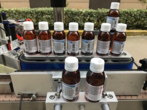 Machine d'étiquetage automatique d'autocollant de pot de bouteille ronde de goutte d'oeil de jet essentiel de vin - Product Image 6