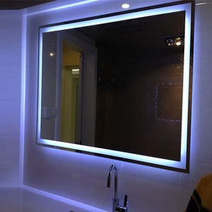 Norhs contemporain s'allument sans cadre mur LED carré <span class=keywords><strong>lumineux</strong></span> rétro-éclairé <span class=keywords><strong>miroir</strong></span> <span class=keywords><strong>de</strong></span> vanité pour <span class=keywords><strong>salle</strong></span> <span class=keywords><strong>de</strong></span> bain décoration - Product Image 2