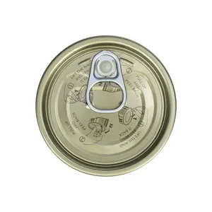 SPTE Tinplate Top Lids Bottom End Lids EOE Steel Cover Food Grade Factory Wholesale for Canned Meat Fish Cans