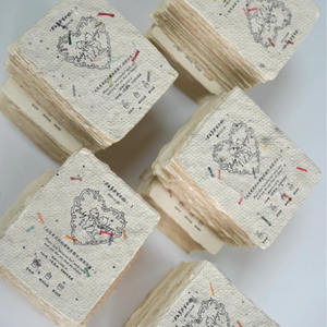 การ์ดของขวัญกระดาษปลูกต้นไม้ทำด้วยมือการ์ดเชิญเมล็ดกระดาษแบบกำหนดเองสำหรับวันหยุด/งานแต่งงาน - Product Image 3