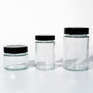Pot à épices de forme ronde de qualité supérieure 250ml 280ml 360ml pot de miel en verre pour l'emballage alimentaire - Product Image 6