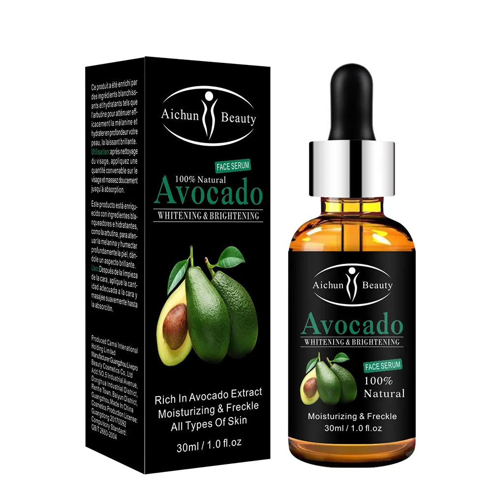 Aichun Avocado Extrakt Feuchtigkeit spendende Aufhellung Anti-Aging Eye Lift Serum Gesicht Essential Oil