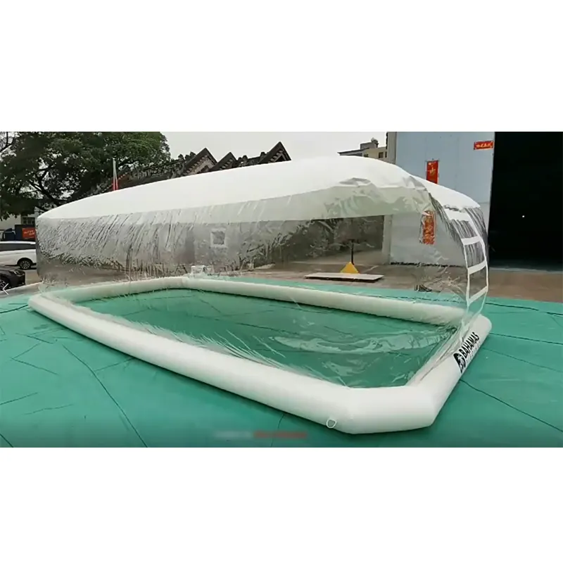 3 4 5 м напольный кемпинг прозрачный надувной с украшением в виде кристаллов пузырь палатка/надувная купольная палатка сделанная на заказ с туннелем