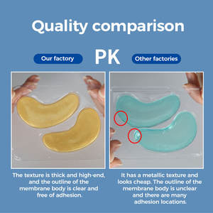 プライベートラベルスキンケアビューティー最高の製品保湿ハイドロゲルコラーゲン透明マスクアンダーアイマスクパッチ - Product Image 3