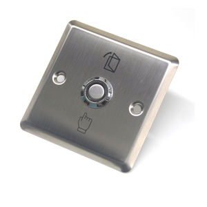 Botón de liberación de salida de puerta Panel de aleación de zinc Botones de liberación de abridor de acero inoxidable para interruptor de <span class=keywords><strong>control</strong></span> de acceso Botón pulsador - Product Image 2