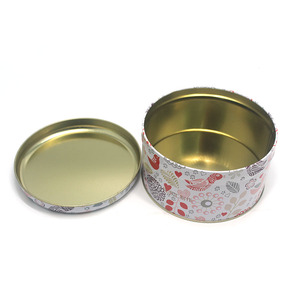 Thanh Lịch Vòng Quà Tặng Sô Cô La Bao Bì Kim Loại Container Bộ Thực Phẩm Cấp Thấp-Chất Béo Cookie Kim Loại <span class=keywords><strong>Tin</strong></span> Có Thể <span class=keywords><strong>Biscuit</strong></span> <span class=keywords><strong>Tin</strong></span> Hộp - Product Image 6