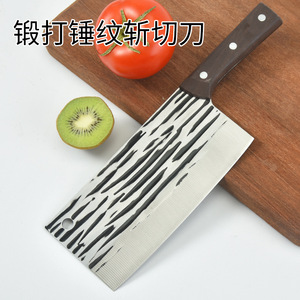 Couteau de Chef Hachoir à Motif Martelé 30cm en Acier Inoxydable Forgé, Couteau de Cuisine 366g avec Lame Forgée à la Main - Product Image 5