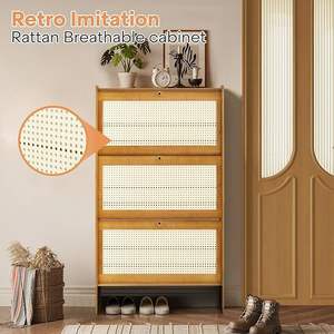 Produits personnalisés Armoire à chaussures Armoire de cuisine de luxe Rangement avec de gros Nouvelles innovations Armoire à chaussures <span class=keywords><strong>Banc</strong></span> - Product Image 4