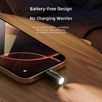 Adaptateur de lampe torche LED mini USB C en alliage d'aluminium, adaptateur d'alimentation à sortie CC pour le camping et la randonnée en plein air