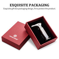 CIGARLOONG grand allumeur électronique de bureau coupe-vent droit torche allume-cigare pour cigarette injection haute pression