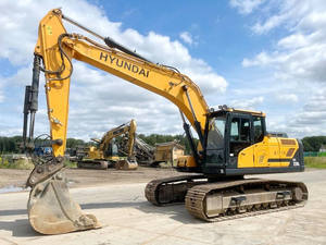Excavatrice sur chenilles multifonctionnelle d'origine coréenne d'occasion Hyundai HX220HD Moteur Yanmar Haute efficacité Bon roulement de pompe - Product Image 2