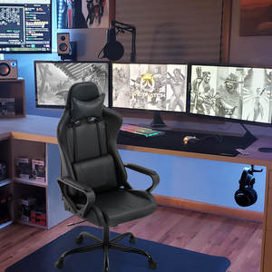 Chaise <span class=keywords><strong>de</strong></span> jeu AJUNION, capacité <span class=keywords><strong>de</strong></span> 250 lb, chaise d'ordinateur avec massage lombaire, chaise <span class=keywords><strong>de</strong></span> jeu avec télécommande, ergonomie, chaise <span class=keywords><strong>de</strong></span> course - Product Image 6