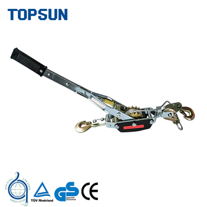 Kingroy BQ4000B ความปลอดภัย4ตันตัวดึงเฟืองสายเคเบิลแบบมือจับพร้อมตะขอ3อันเส้นผ่านศูนย์กลาง6มม. * 3ม. - Product Image 2