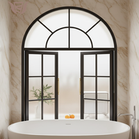 Ventana Abatible DEMEA de Estilo Posmoderno, Personalizada, de Aleación de Aluminio, Resistente al Viento, Insonorizada, con Doble Acristalamiento y Rotura de Puente Térmico