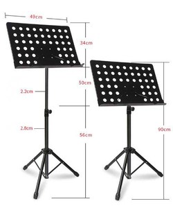 2025 bview nghệ thuật Hot Bán dual-sử dụng máy tính để bàn cuốn sách đứng kim loại âm nhạc đứng với màu đen mang túi thư mục và kẹp - Product Image 2