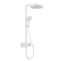 Ensemble de douche thermostatique de luxe avec pommeau de plafond et système de jets massants