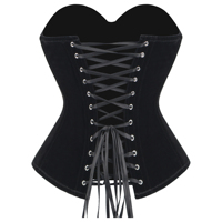 Corset bustier en velours sans bretelles, à lacets, avec soutien-gorge intégré, pour le maintien de la taille et la compression abdominale, grande taille