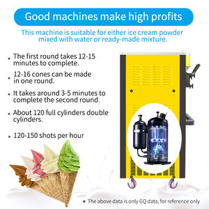 Máquina para Hacer Helado Suave MK-25C / Máquina de Helado <span class=keywords><strong>Frito</strong></span> / Máquina de Helado Americano de 3 Sabores - Product Image 3