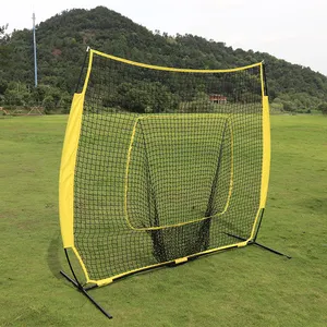 Práctica de entrenamiento de bateo profesional portátil 7*7 Red de béisbol de bateo