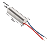 Harga Pabrik 0412 4*12mm Motor Drone Mini Kecepatan Tinggi 3.7V DC Tanpa Inti untuk Model Pesawat Robot RC Magnet Permanen Rohs