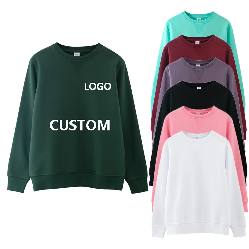 Hot Selling Custom Effen Kleuren Lange Mouw Unisex Hoodless Bulk Heren Hoodies