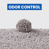 Litière pour chat en bentonite de qualité industrielle 1-3,5 mm, forte agglomération, contrôle des odeurs, sable pour chat OEM ODM