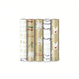 กระดาษห่อของขวัญคริสต์มาส 1.5 ม. x 70 ซม. ลายหลากหลาย สำหรับห่อของขวัญวันหยุด - Product Image 2