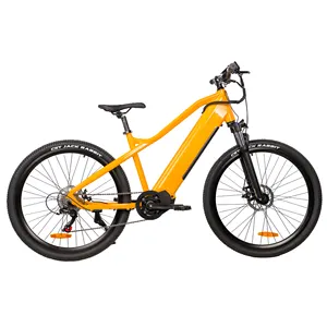 Bicicleta eléctrica de alta velocidad para adultos, bici de 500W, 7 velocidades, 27,5 pulgadas, 48V, 30-50 km