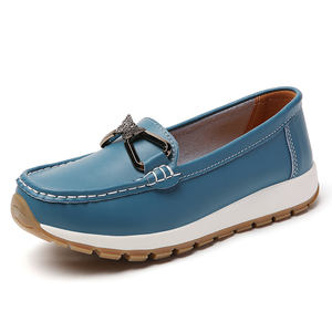 Tacchi a zeppa e scarpe basse da <span class=keywords><strong>donna</strong></span>: scarpe da mamma, mocassini da guida e mocassini per donne di mezza età e anziane. - Product Image 6