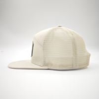 Casquette Trucker 7 Panneaux Personnalisée Style Rétro Vintage Haute Qualité 168 avec Broderie Main Léopard Argyle Fruit Oxford