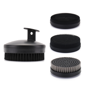 Cepillo Exfoliante de Silicona con Logotipo Personalizado, Cepillo de Masaje Corporal, Cepillo de Baño con Cuatro Cabezales - Product Image 6