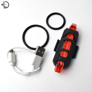 Bike Tail <strong>Light</strong> Waterproof Riding Rear Led <strong>USB</strong> <strong>Rechargeable</strong> Mountain Bike Cycling <strong>Light</strong> Tail-lamp Bicycle <strong>Light</strong> - Product Image 2