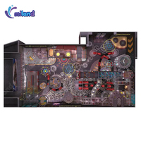 Projet de parc d'attractions sur le thème de l'industrie de la construction de 2000 m², grand parc d'aventure intérieur, équipement de jeux souples pour aire de jeux intérieure