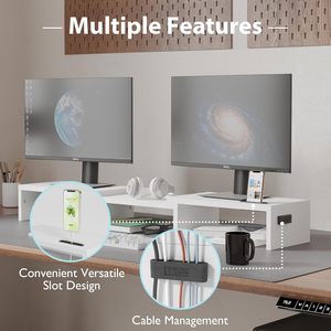 Bureau pour ordinateur portable en bois d'ingénierie avec longueur et angle réglables, conception durable pour ordinateurs portables et tablettes - Product Image 4