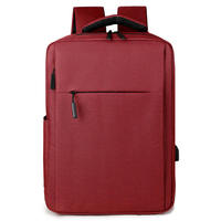 Sac à dos unisexe en tissu Oxford durable pour ordinateur portable, multifonctionnel avec port USB, 20-35L, sac de voyage avec doublure en polyester épaissi pour la vente en gros