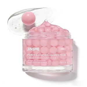 Crème en capsules PDRN Collagène Niacinamide 50ml Anti-âge Anti-rides Cernes Raffermissante Apaisante Réparatrice Barrière Cutanée Végane OEM - Product Image 1