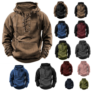 Nouveau sweat à capuche pour homme Printemps/Automne 2026, style européen et américain, sportif, multi-poches, vêtement <span class=keywords><strong>de</strong></span> travail - Product Image 1