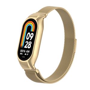 ODM holdmi สายนาฬิกาแม่เหล็กซีรีส์80103, 40สี Milanese miband 8 United <span class=keywords><strong>One</strong></span> <span class=keywords><strong>Piece</strong></span> สำหรับ band 8 - Product Image 2