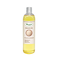 Usine certifiée HS 100% huile de graines de sésame biologique pure huile végétale naturelle pour la cuisson en vrac pas cher prix huile essentielle