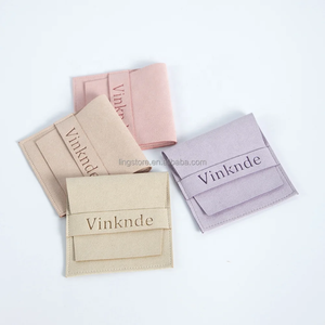 Bolsa de Joyería de Microfibra de Lujo de Alta Calidad para Guardar Anillos y Aretes Pequeños, Personalizada para Guardar Jade - Product Image 1