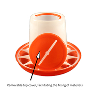 Mangeoire automatique en plastique pour poulets Birdstory JM014 et seau distributeur de nourriture pour volailles