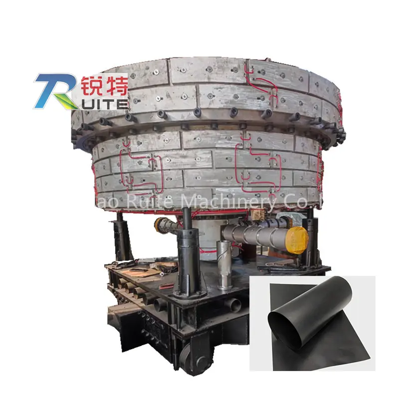 Factory supply single or two layers 5-8meters width geomembrane film machine line