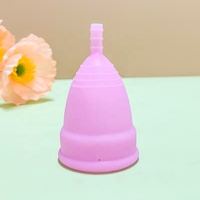 Copas menstruales de silicona OEM/ODM fáciles de limpiar para mujeres durante su ciclo menstrual